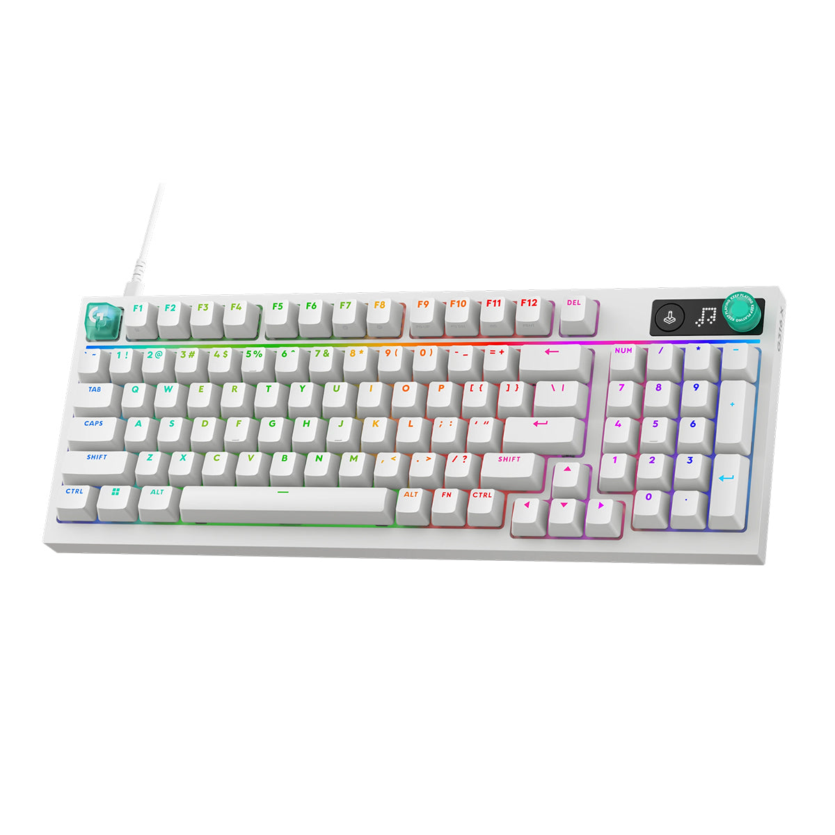 Logitech G316 X 98 Wired Mechanical Gaming Keyboard (White)