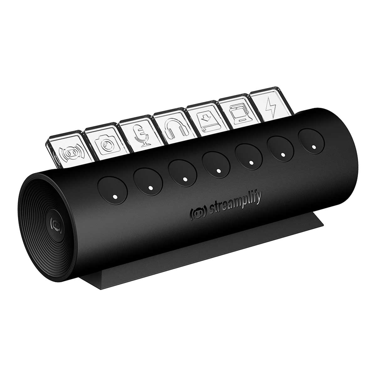 Streamplify Hub CTRL 7 7-Port RGB 3.0 USB Hub (Black)