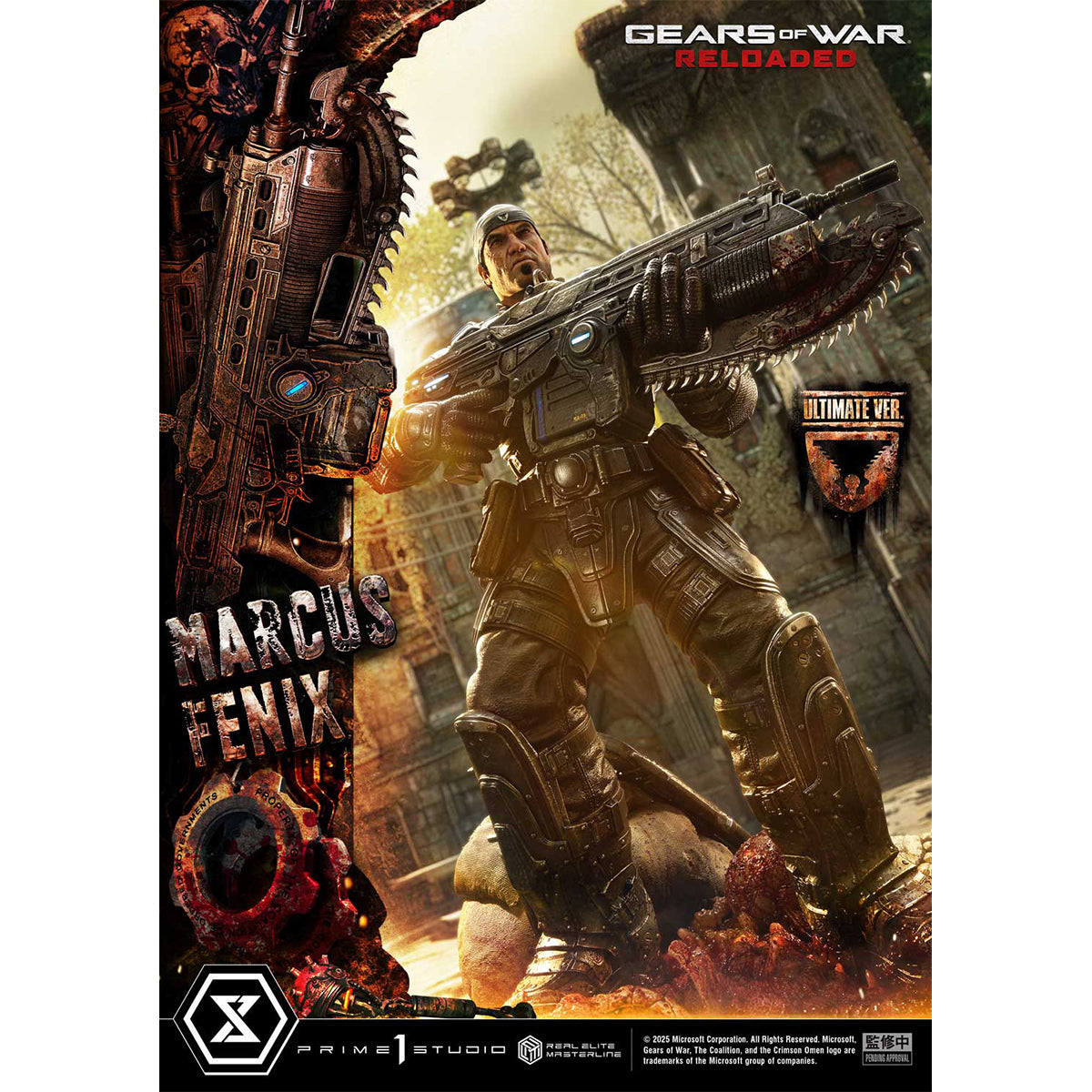Real Elite Masterline Gears of War: Reloaded Marcus Fenix | DataBlitz