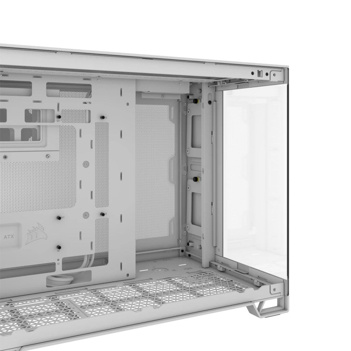 Corsair 2500X Mid-Tower Dual Chamber Pc Case (White)
