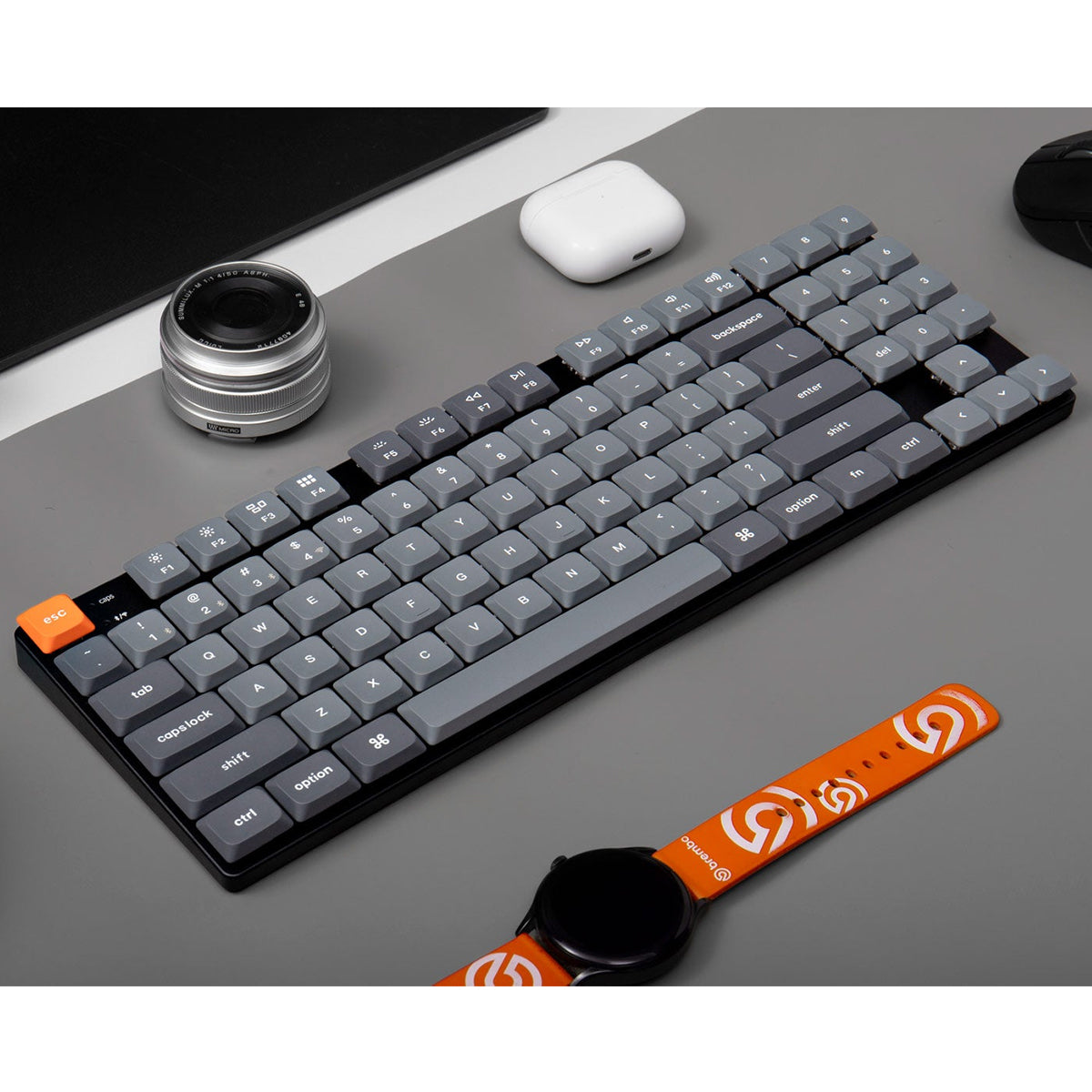 Keychron K13 Max QMK/VIA RGB Backlight Hot-Swappable Wireless Custom Mechanical Keyboard (Low Profile Gateron Mechanical Red Switch) (K13M-H1)