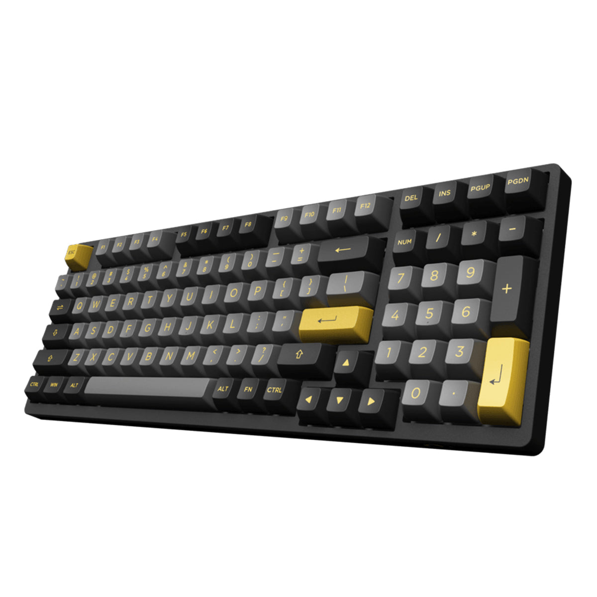 AKKO BLACK & GOLD 3098B MECHANICAL KEYBOARD (AKKO SWITCH JELLY WHITE) - DataBlitz