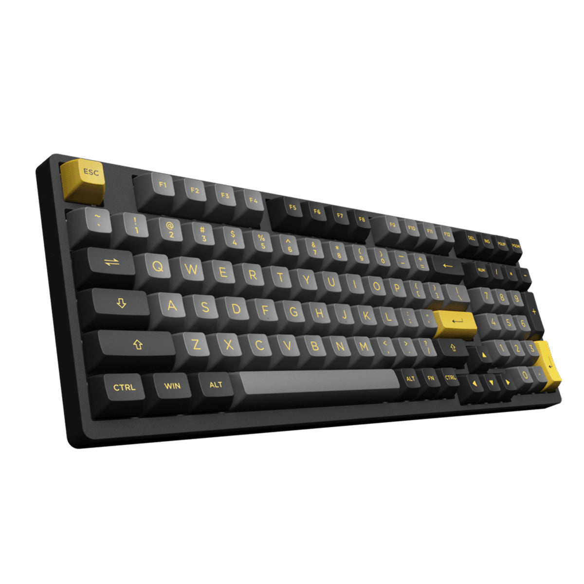 AKKO BLACK & GOLD 3098B MECHANICAL KEYBOARD (AKKO SWITCH JELLY WHITE) - DataBlitz