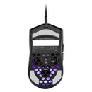 Cooler Master MM711 Gaming Mouse with Lightweight Honeycomb Shell, Ultraweave Cable & RGB Accents (Matte Black)