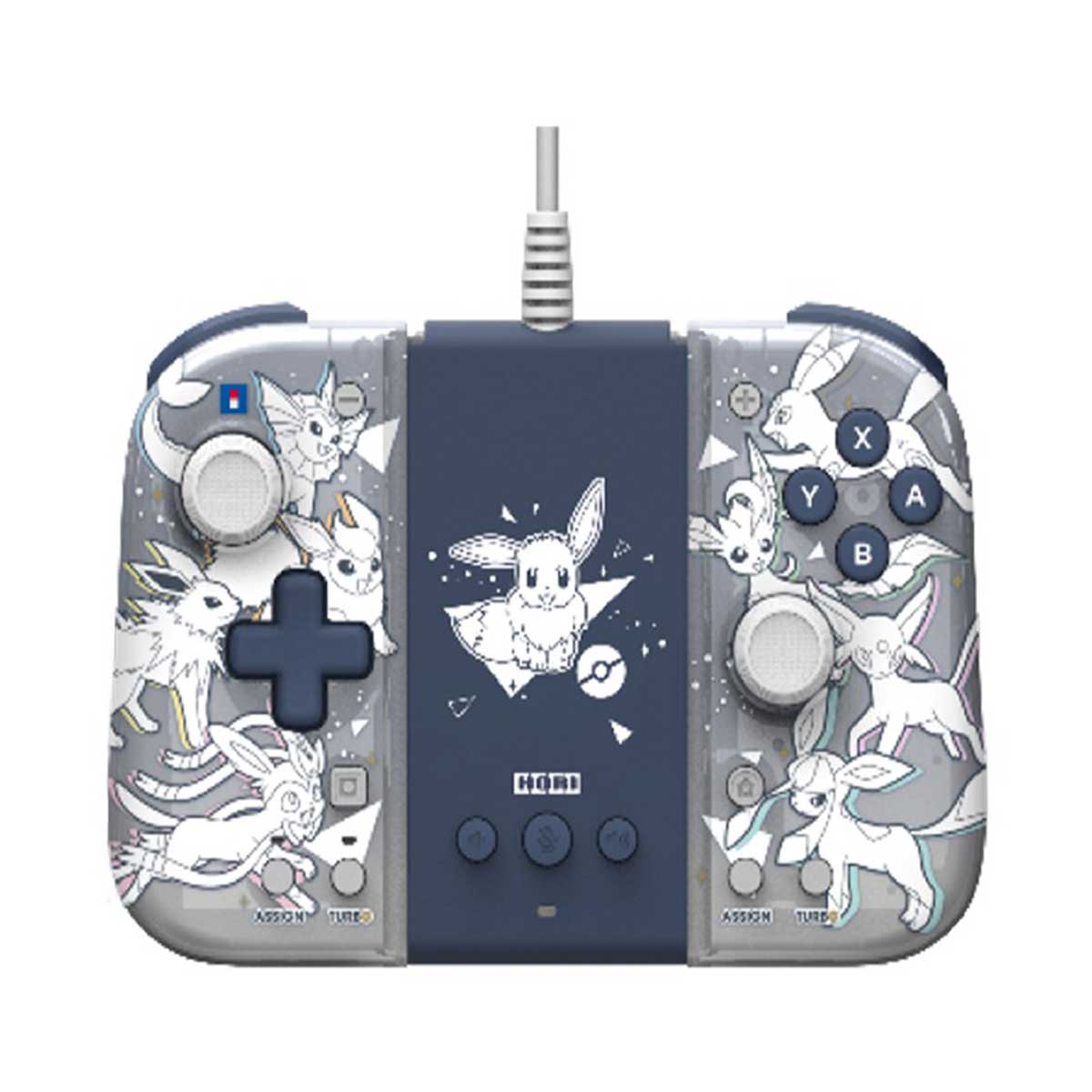 NSW Hori Split PAD Compact Attachment Set Pokemon Eevee Evolutions Edition For Nintendo Switch | Switch OLED (NSW-453A)