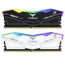 TeamGroup T-Force Delta RGB DDR5 16GB (1x16GB) 6000MHz CL38-46-46-84 1.35V Gaming Desktop Memory
