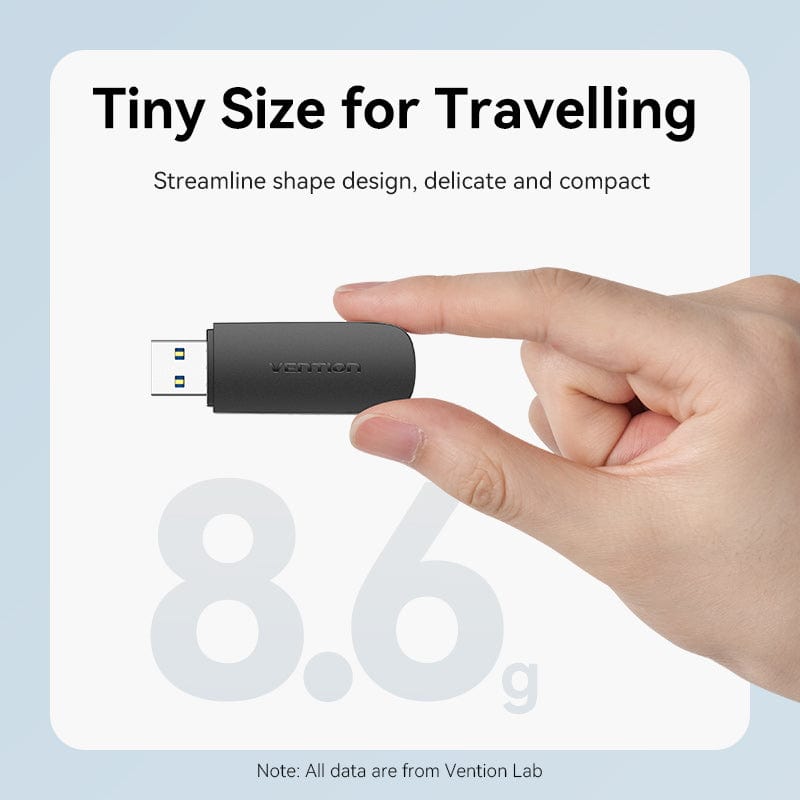 Vention 2-in-1 USB 3.0-A SD & TF Card Reader (CLGB0)