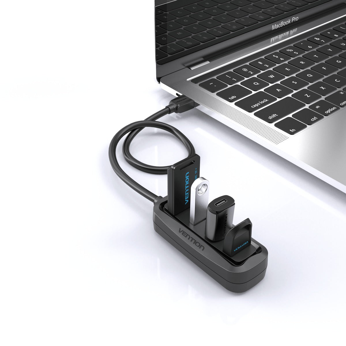 Vention 4-in-1 USB 2.0 Hub - 1M (VAS-J43-B100)