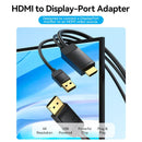 Vention HDMI to DisplayPort Cable - 2M (ABJBH)