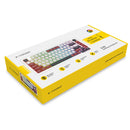 E-Yooso Z-82 RGB 81-Keys Wired Hot-Swappable Mechanical Keyboard White/Red/Black (Silverwood Switch)