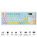 Onikuma G80 94-Key RGB Tri-Mode Membrane Keyboard with Knob and LCD Screen