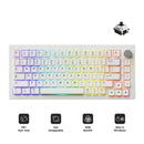 Akko 5075B Plus Air Multi-Mode South-facing RGB Backlight Hot-Swappable Mechanical Keyboard (Akko V3 Piano Pro Switch)