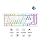 Akko TAC75 HE Shine-Through White Wired ARGB Mechanical Keyboard (Akko AstroAim Magnetic Switch)