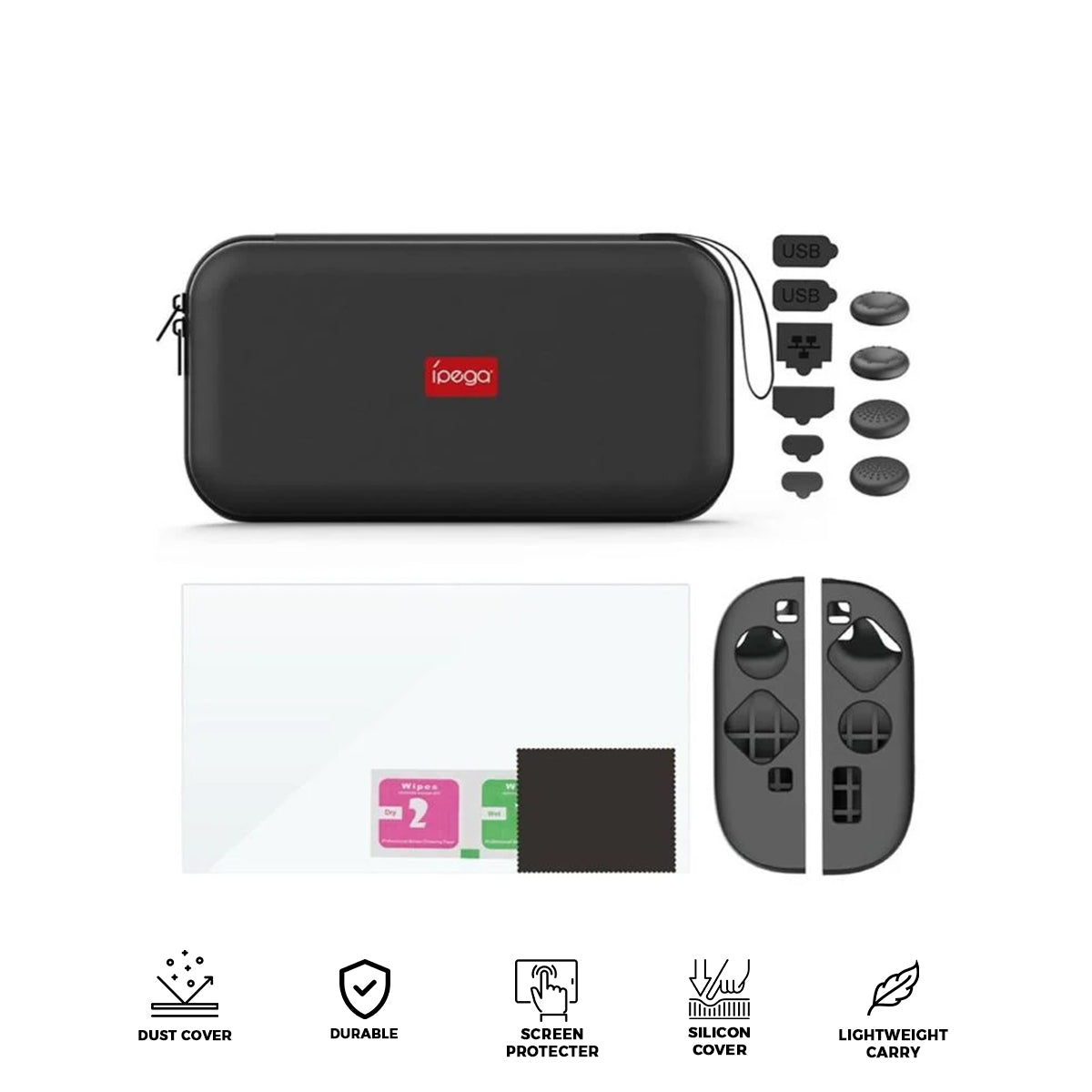 Ipega 9-in-1 Accessories Kit for Nintendo Switch 2 (PG-SW2194P)