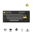 Akko Black & Gold 5075B Plus Multi-Mode RGB Hot-Swappable Mechanical Keyboard (Akko V3 Cream Yellow Pro)