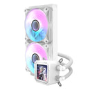 DarkFlash Wave DV240S ARGB AIO 240mm Liquid CPU Cooler (White)