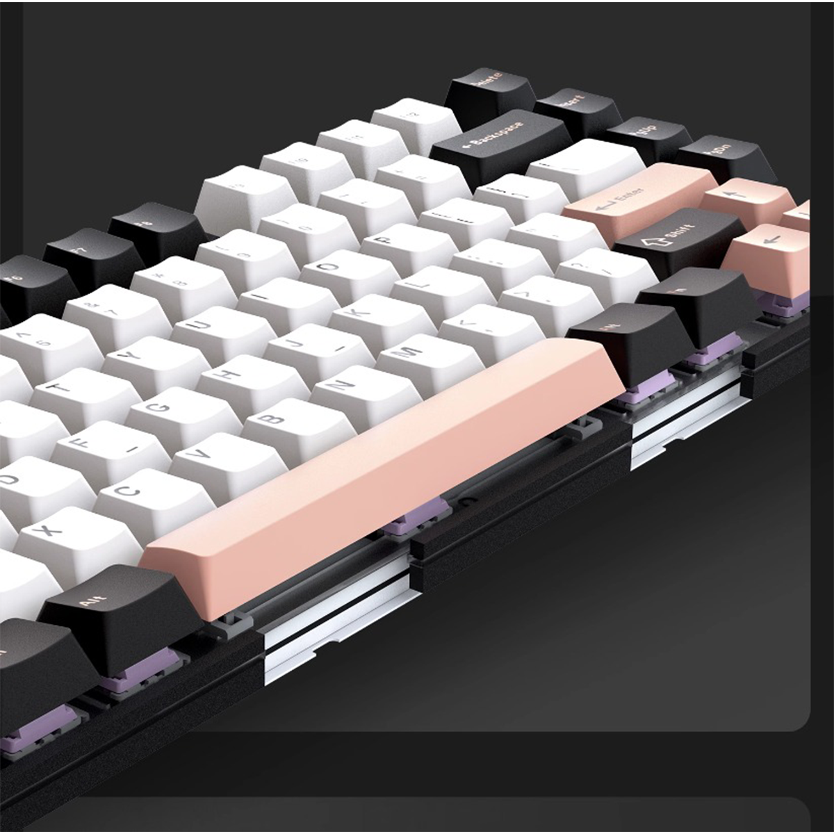 VXE75 Aluminum Gasket Structure Wireless Mechanical Keyboard (White) (Ice Berry Switch)