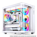 Jonsbo TK-3 ATX Separated Cabinet Computer Case (Black, White)