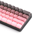 MonsGeek FUN60 Ultra SP Shine-Through Black & Pink Gradient Wired RGB Mechanical Keyboard