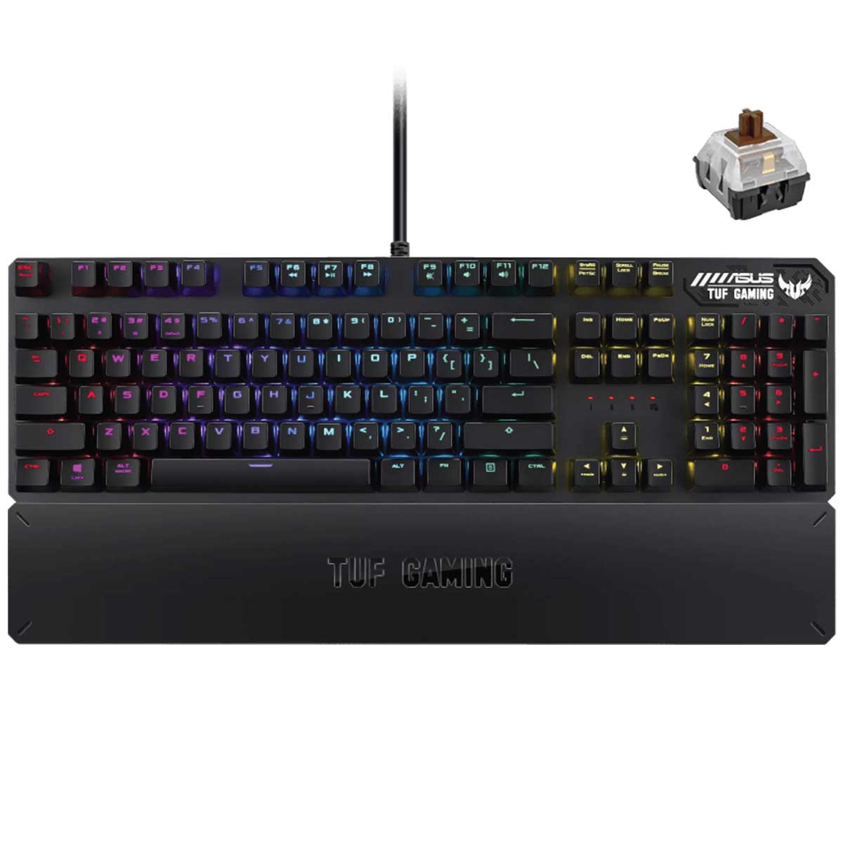 ASUS TUF K3 RGB GAMING KEYBOARD (BROWN TACTILE) - DataBlitz