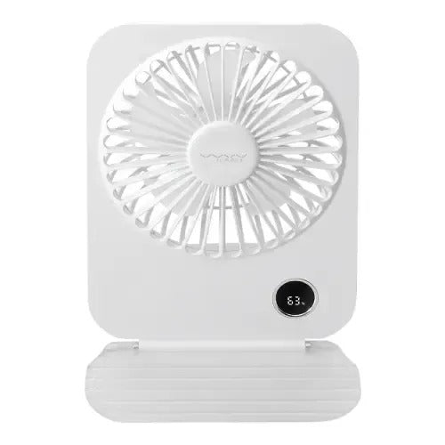 Vyvylabs D11 Mini Foldable Desktop Fan (White, Pink)