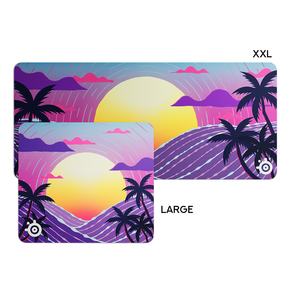 Steelseries QCK Cloth Mousepad (Neon Sunset)