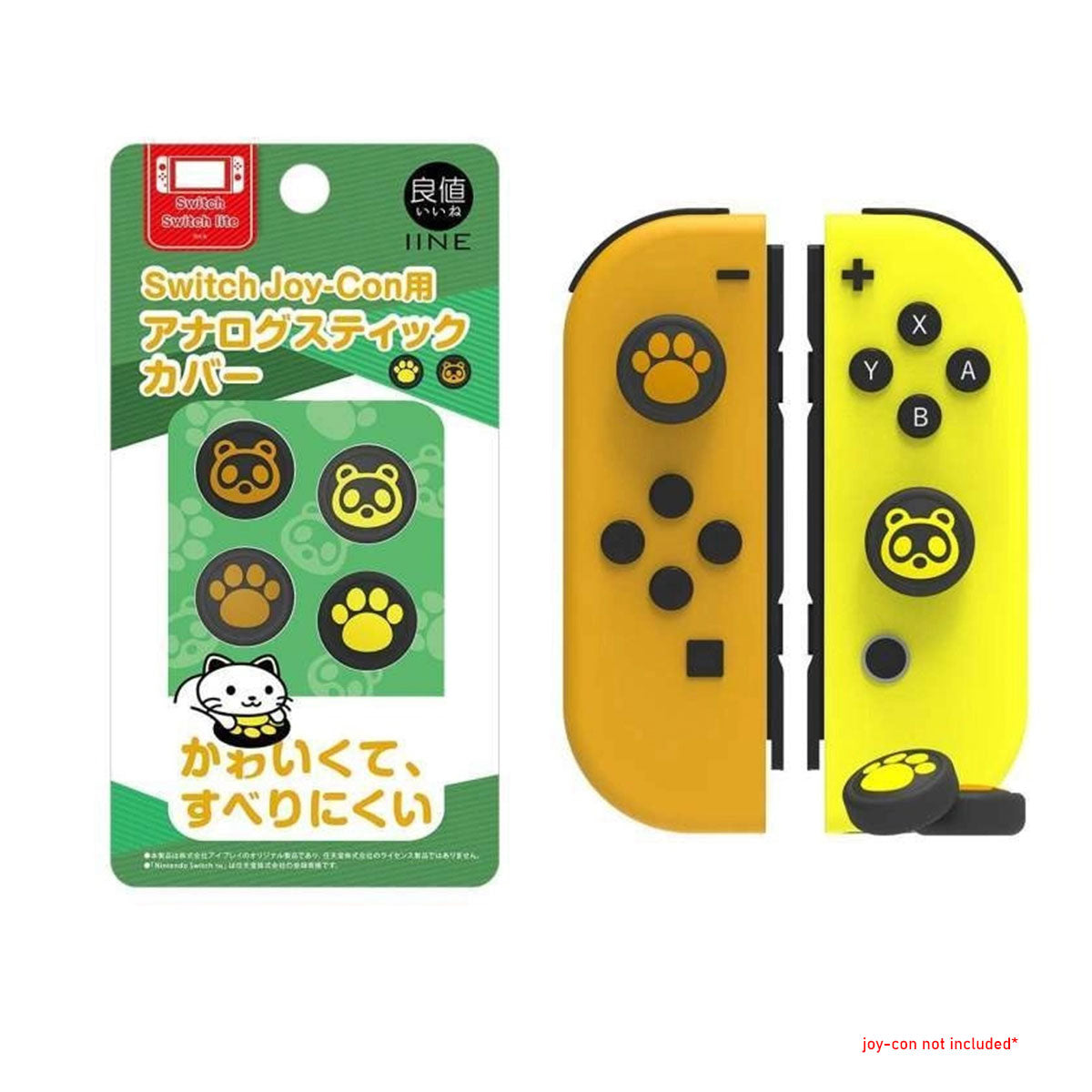 IINE Joy-Con Analog Caps For N-Switch / N-Switch Lite (Animal Crossing & Paw) (L349)