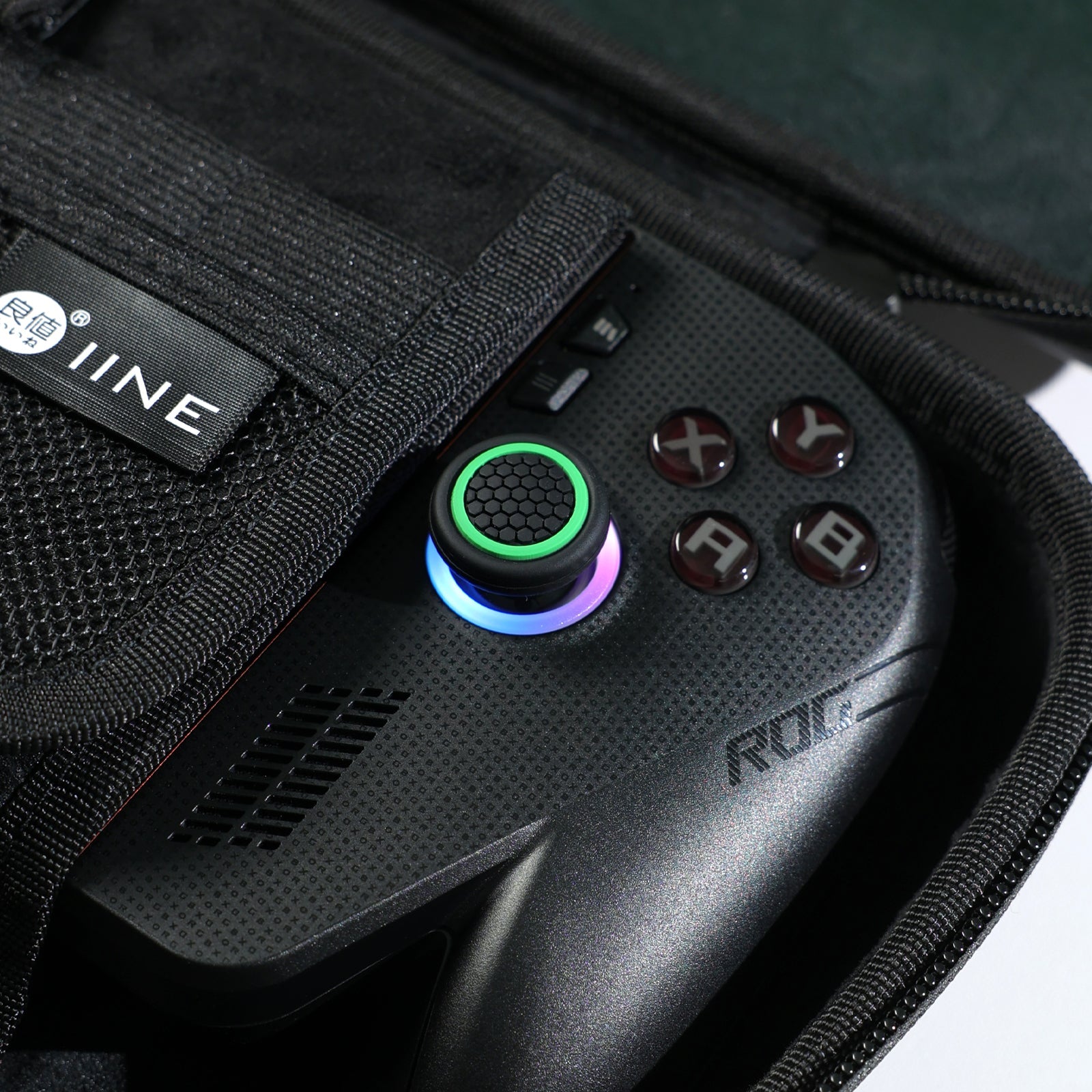 IINE Joystick Caps for ROG Xbox Ally X (Green/Purple) (L1250)