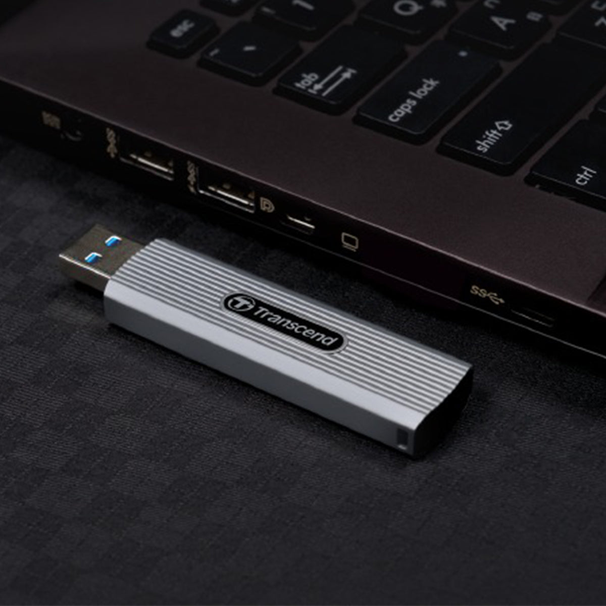 Transcend ESD320A USB 10Gbps Read up to 1050MB/s Type-A Portable SSD (1TB, 2TB) (TS1TESD320A, TS2TESD320A)