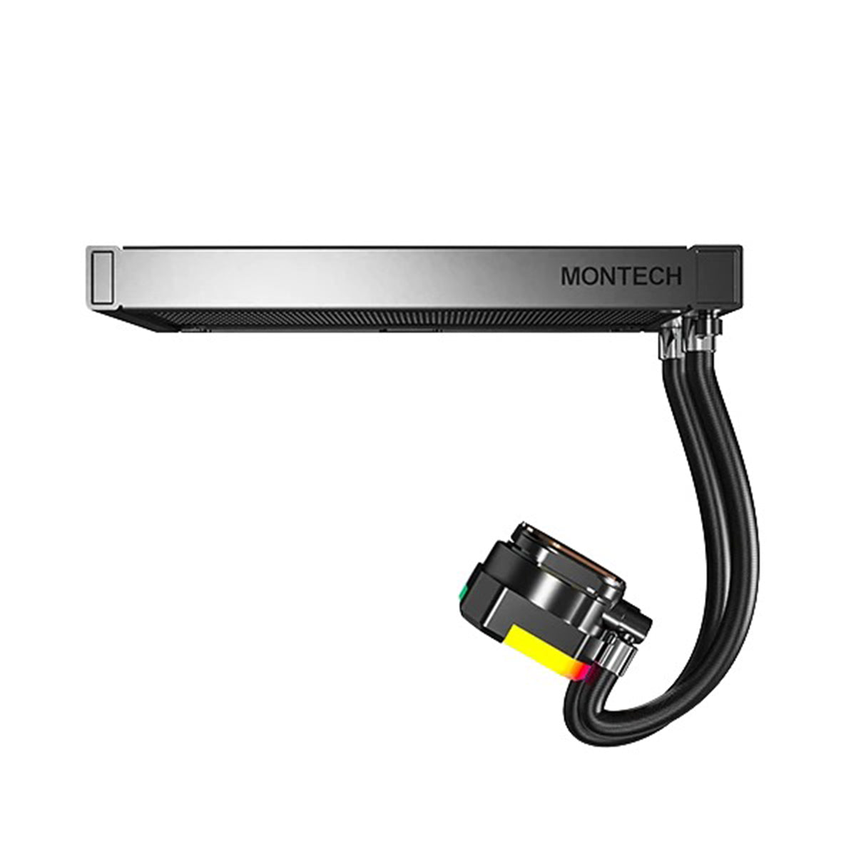 Montech HyperFlow ARGB 240 AIO CPU Liquid Cooler (Black, White)