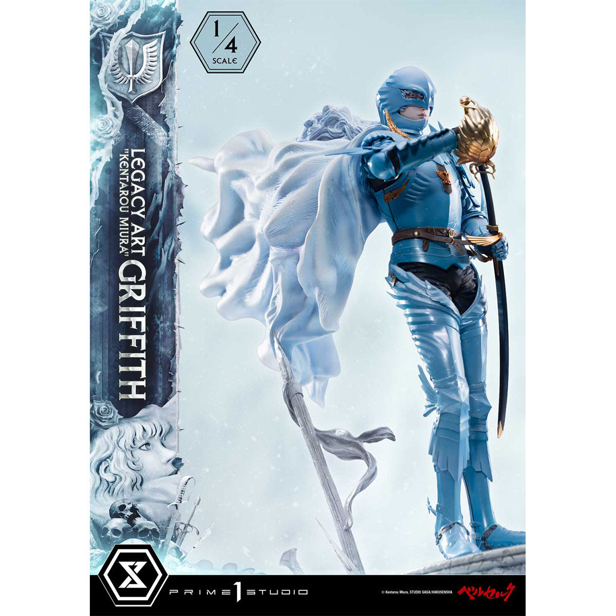 Legacy Art "Kentarou Miura" Berserk Griffith 1/4 Scale
