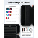 Transnovo Protective Hard Portable Travel Carrying Case for Nintendo Switch 2 (Black) (NS2-CC03)