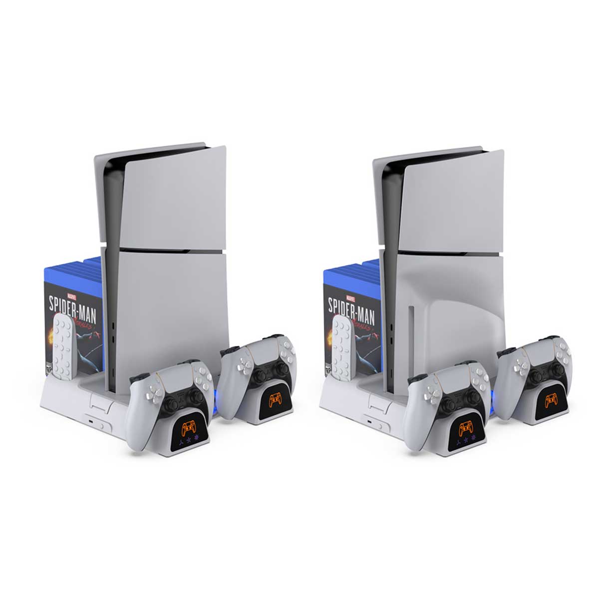 Dobe Multifunctional Cooling Stand For PS5 / New Slim PS5 (White) (TP5-3532B)