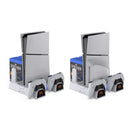 Dobe Multifunctional Cooling Stand For PS5 / New Slim PS5 (White) (TP5-3532B)