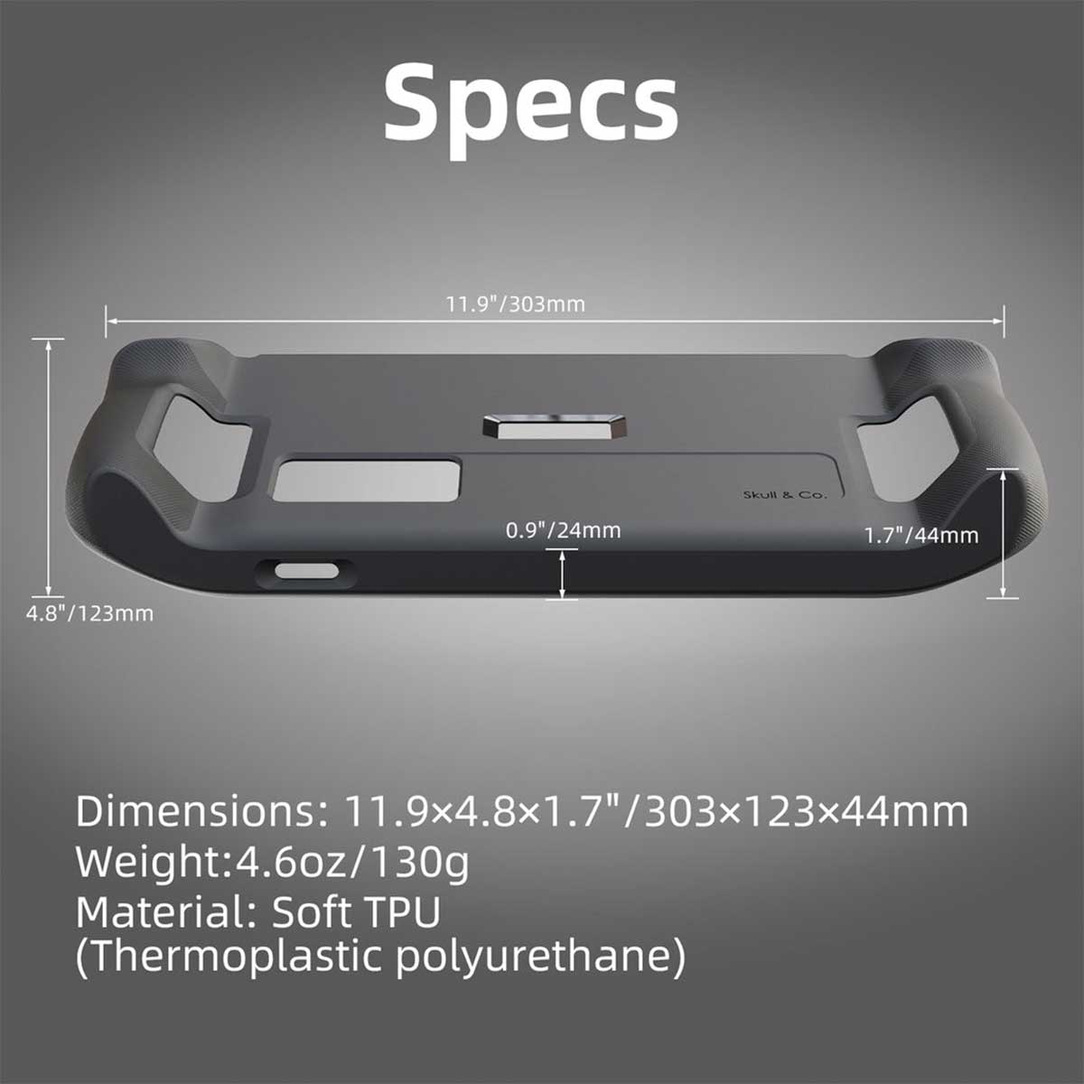Skull & Co. Grip Case SD + EDC Case SD Bundle For Steam Deck (Black) (SDGCSET-BK)
