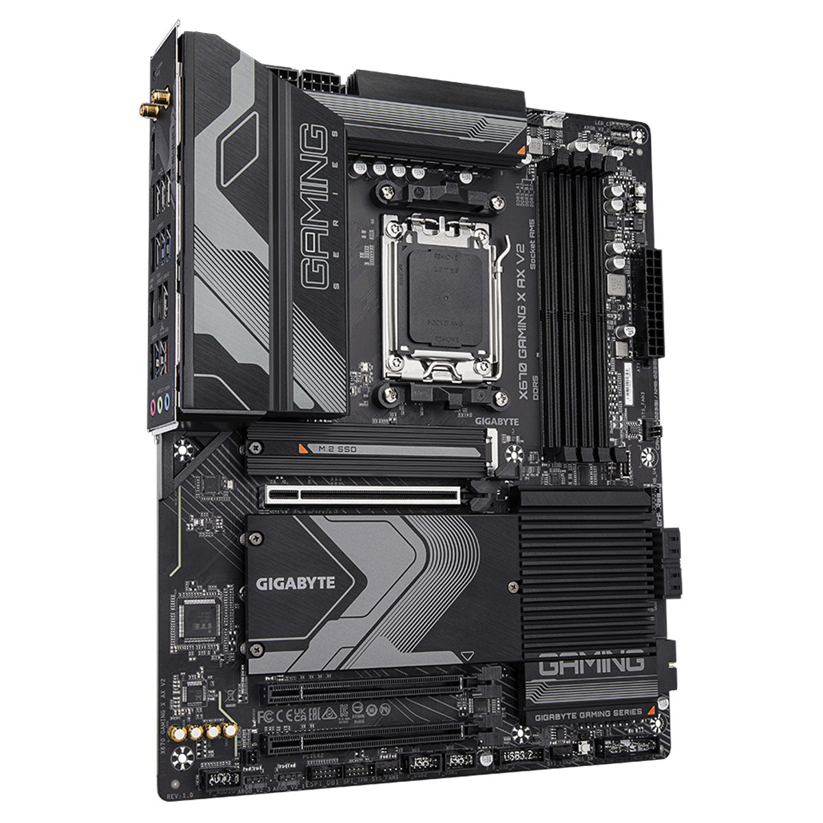 Gigabyte X670 Gaming X AX V2 AMD AM5 DDR5 WiFi 6 Motherboard