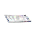 Logitech G Pro X TKL Lightspeed Gaming Keyboard (GX Brown Tactile) (White, Black, Magenta)