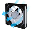 LIAN LI RGB UNI Fan LS-Infinity 120 Reverse Blade (UF-RSLIN120-1B) (Black)