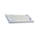 Logitech G Pro X TKL Lightspeed Gaming Keyboard (GX Brown Tactile) (White, Black, Magenta)