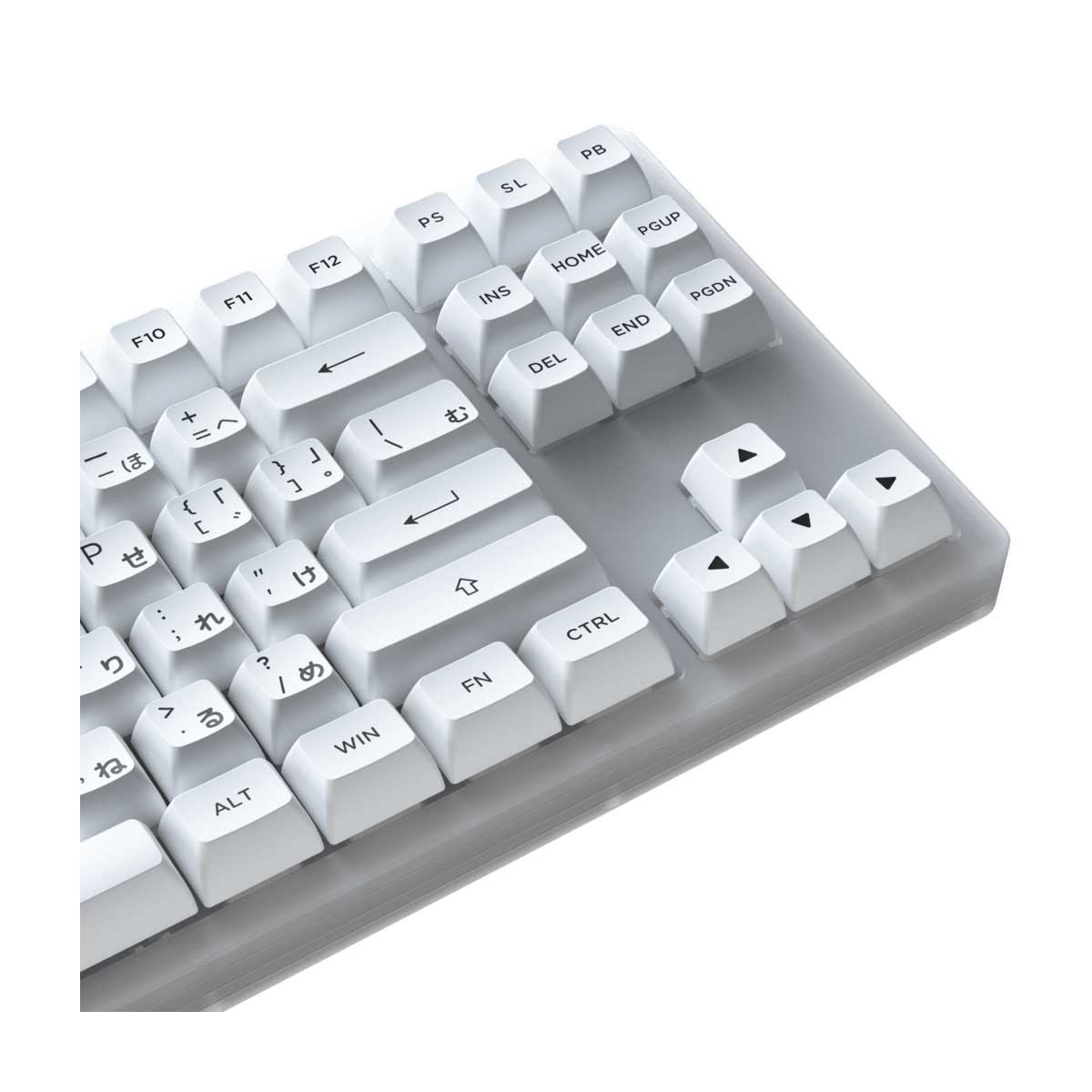 AKKO ACR87 COMBO RGB HOT-SWAPPABLE ACRYLIC MECHANICAL KEYBOARD BLACK ON WHITE (JELLY WHITE SWITCH) - DataBlitz