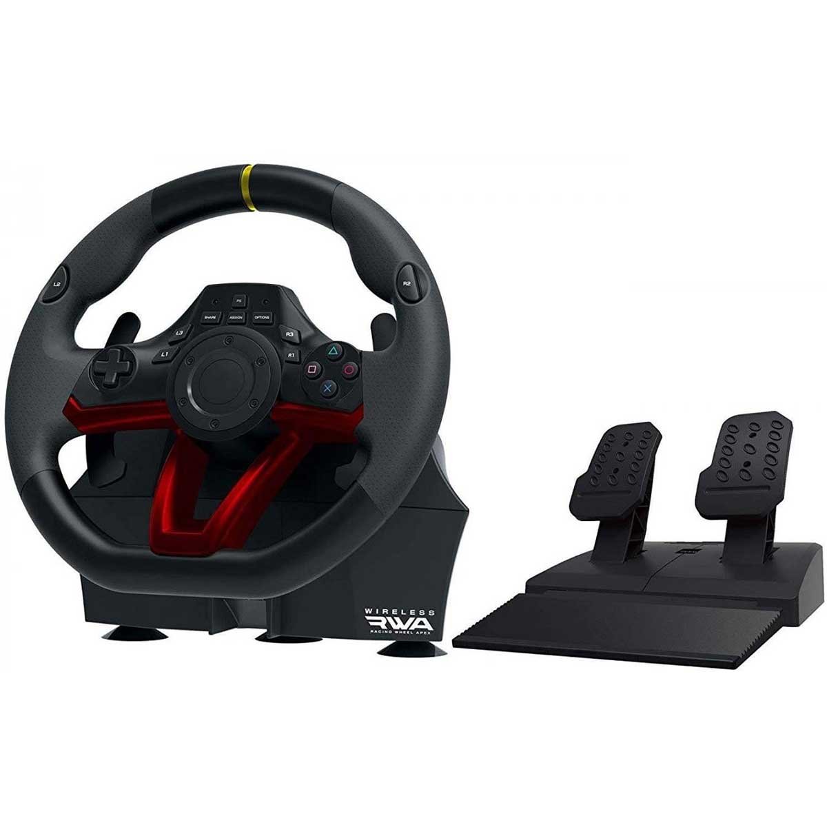 DATABLITZ ECOMMERCE HORI PS4 WIRELESS RACING WHEEL APEX FOR PS4/PC
