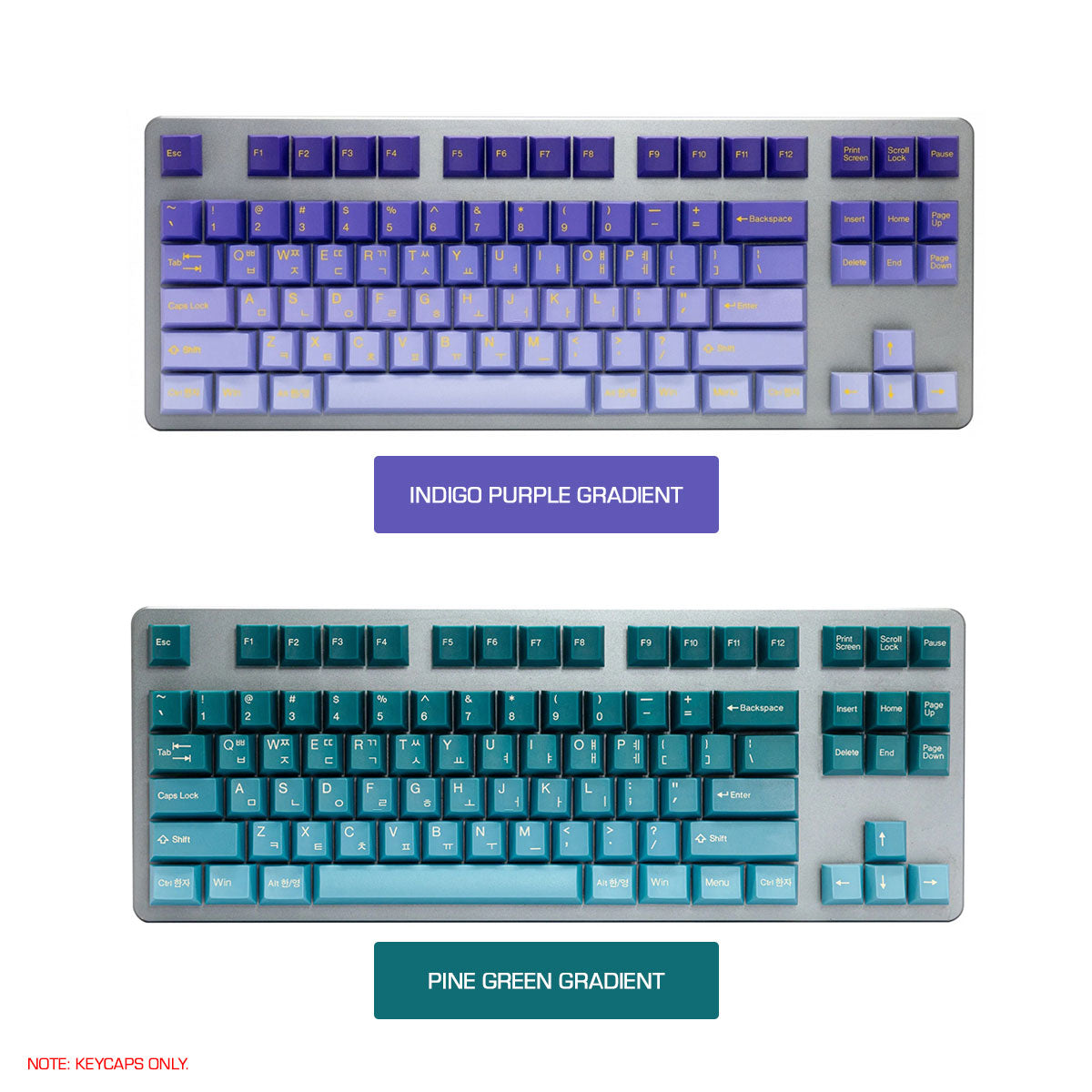 Taihao Double Shot ABS Keycaps Set For Cherry MX Switch (117-Keys)