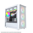 Montech X5M mATX Mid-Tower Carbon Fiber Print TG Side Panel & Mesh Front PC Case | DataBlitz