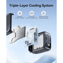 Baseus EnerCore CJ11 Fast Charger with Retractable Cable 45W (Cosmic Black) (E0120C00)