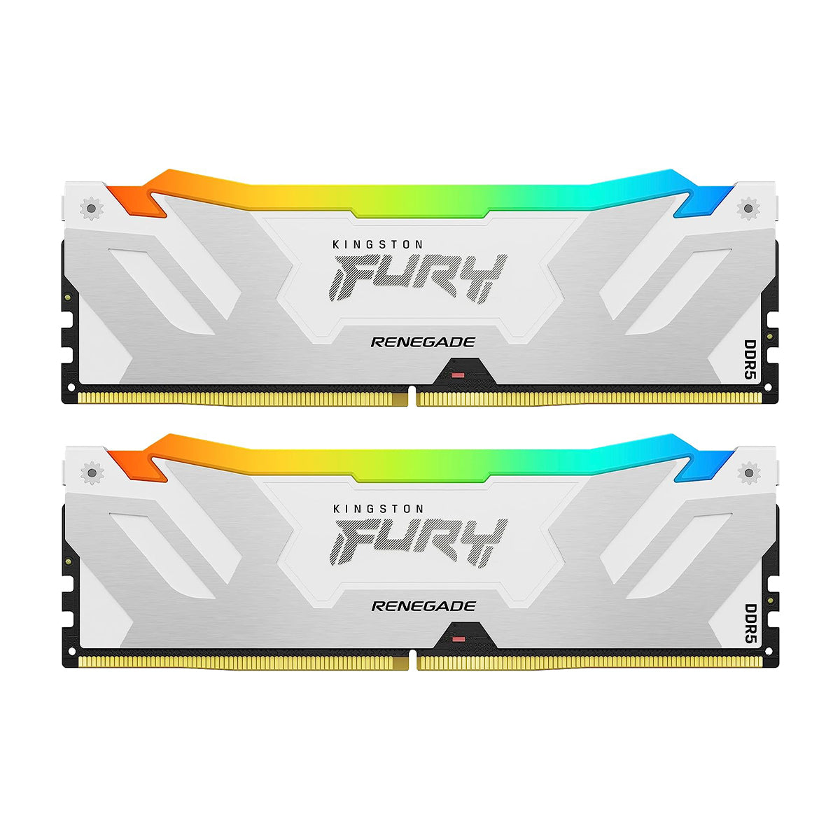 Kingston Fury Renegade 32GB (2X16GB) DDR5 RGB XMP 6800MT/S CL36 Memory (White) (KF568C36RWAK2-32)