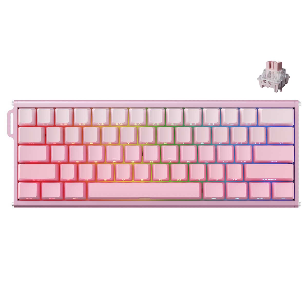 Ajazz ALUX60 RGB Wired 61-Keys Hot-Swappable Mechanical Keyboard