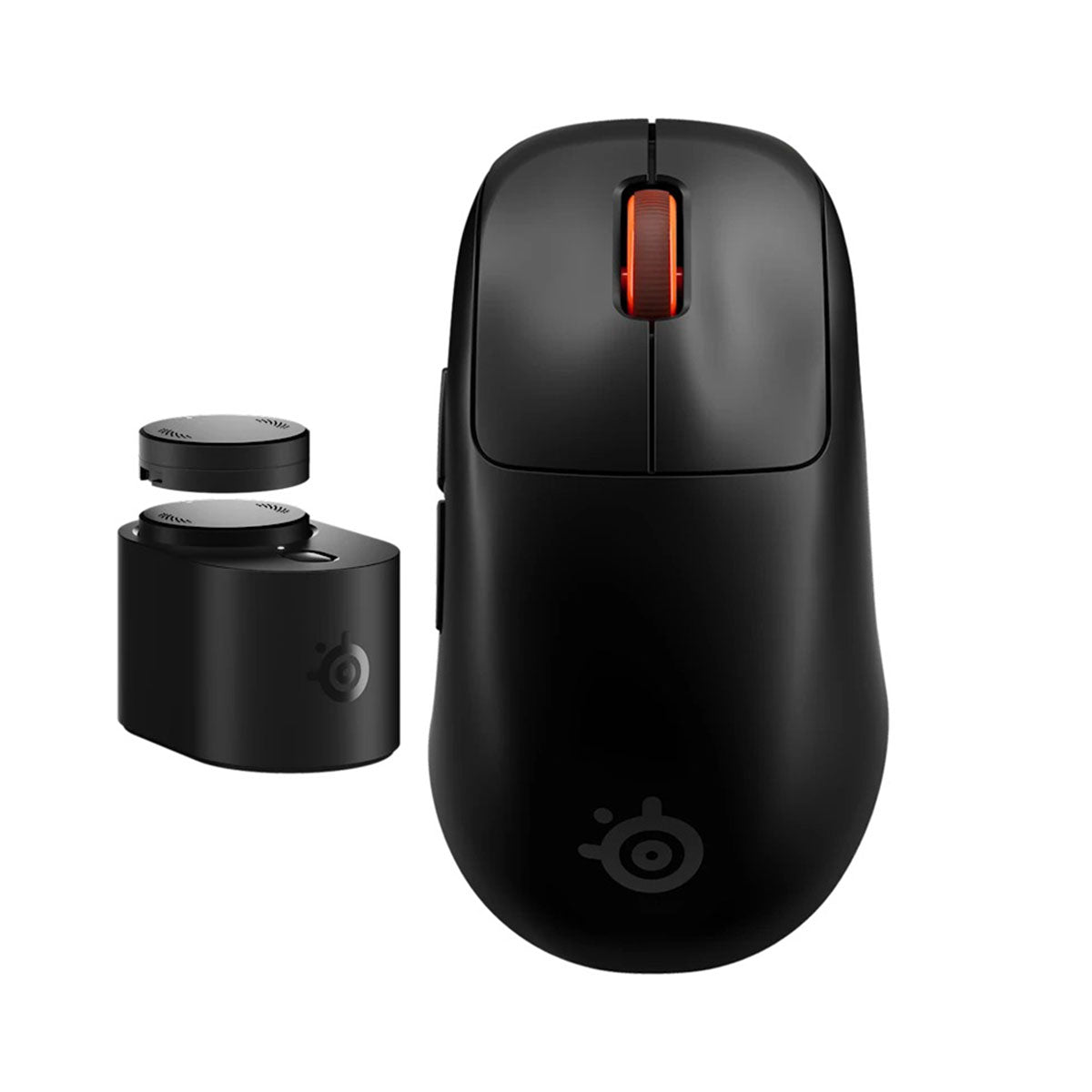 SteelSeries Rival Pro Ultra-Lightweight Ergonomic Wireless Gaming Mouse (Full-Size) (Black) (62657)