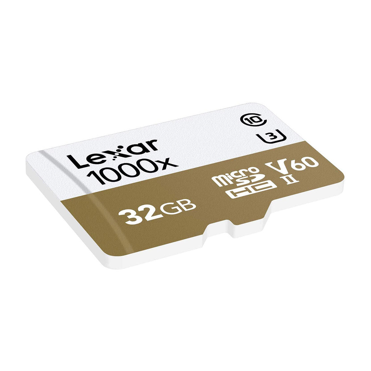 Lexar Professional 1000x 32GB microSDHC UHS-II C10 U3 V60 cards 150MB/s Read with Adapter
