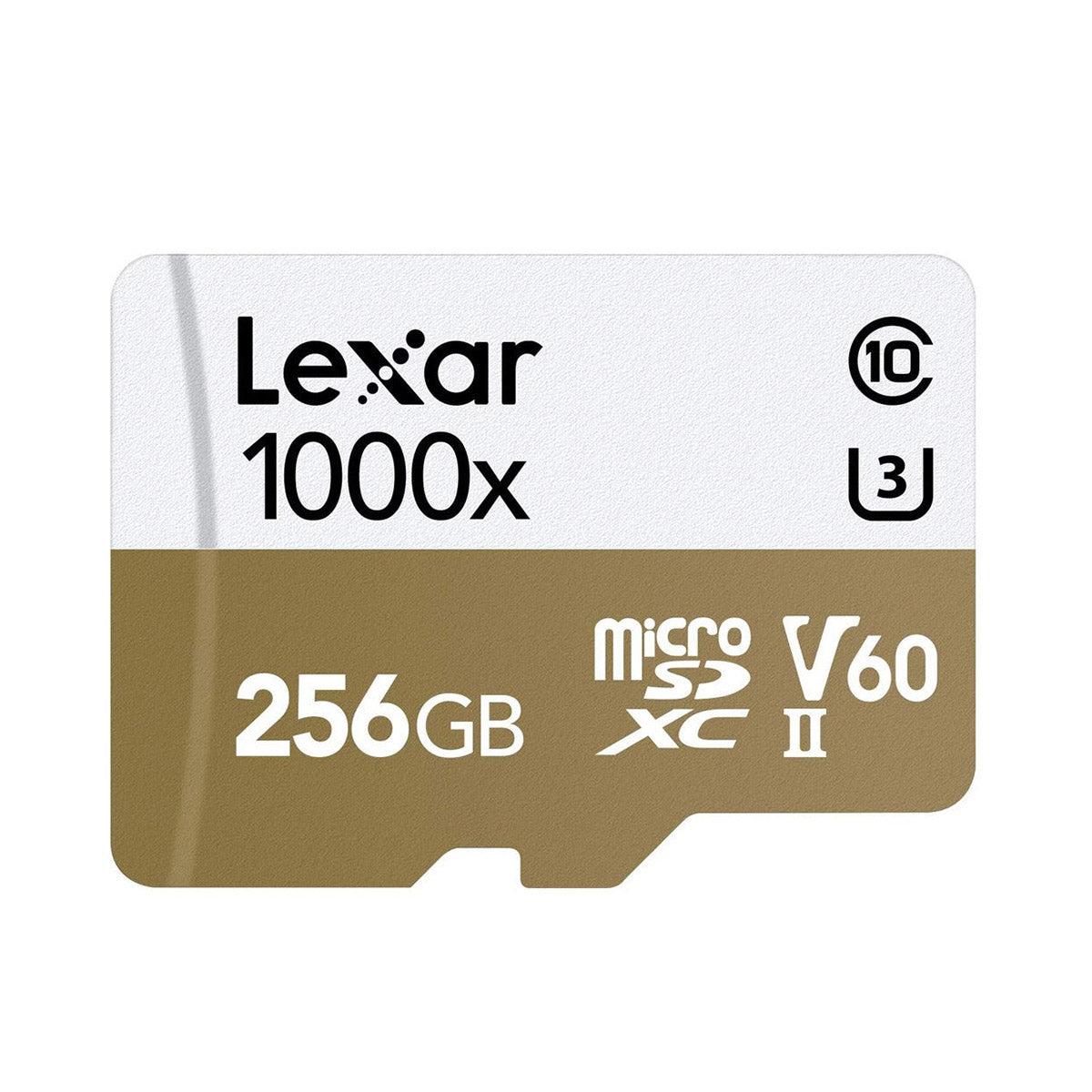 Lexar Professional 1000x microSDXC UHS-II C10 U3 V60 150MB/s Read Memory Card with Adapter