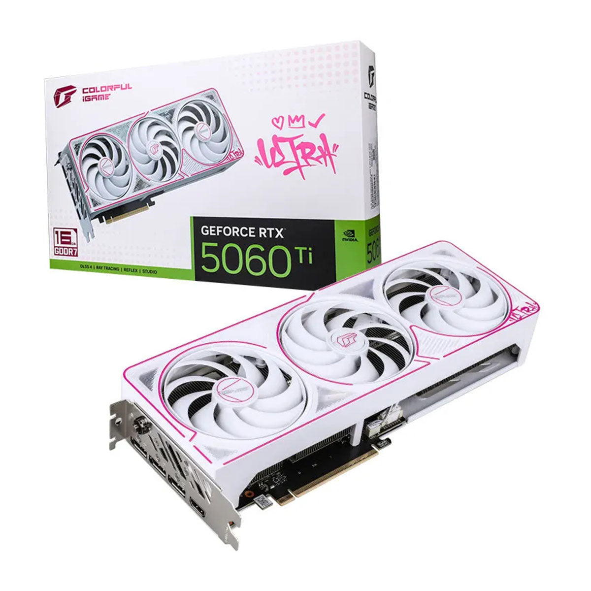 Colorful iGame GeForce RTX 5060 Ti Ultra W OC 16GB-V GDDR7 Graphics Card